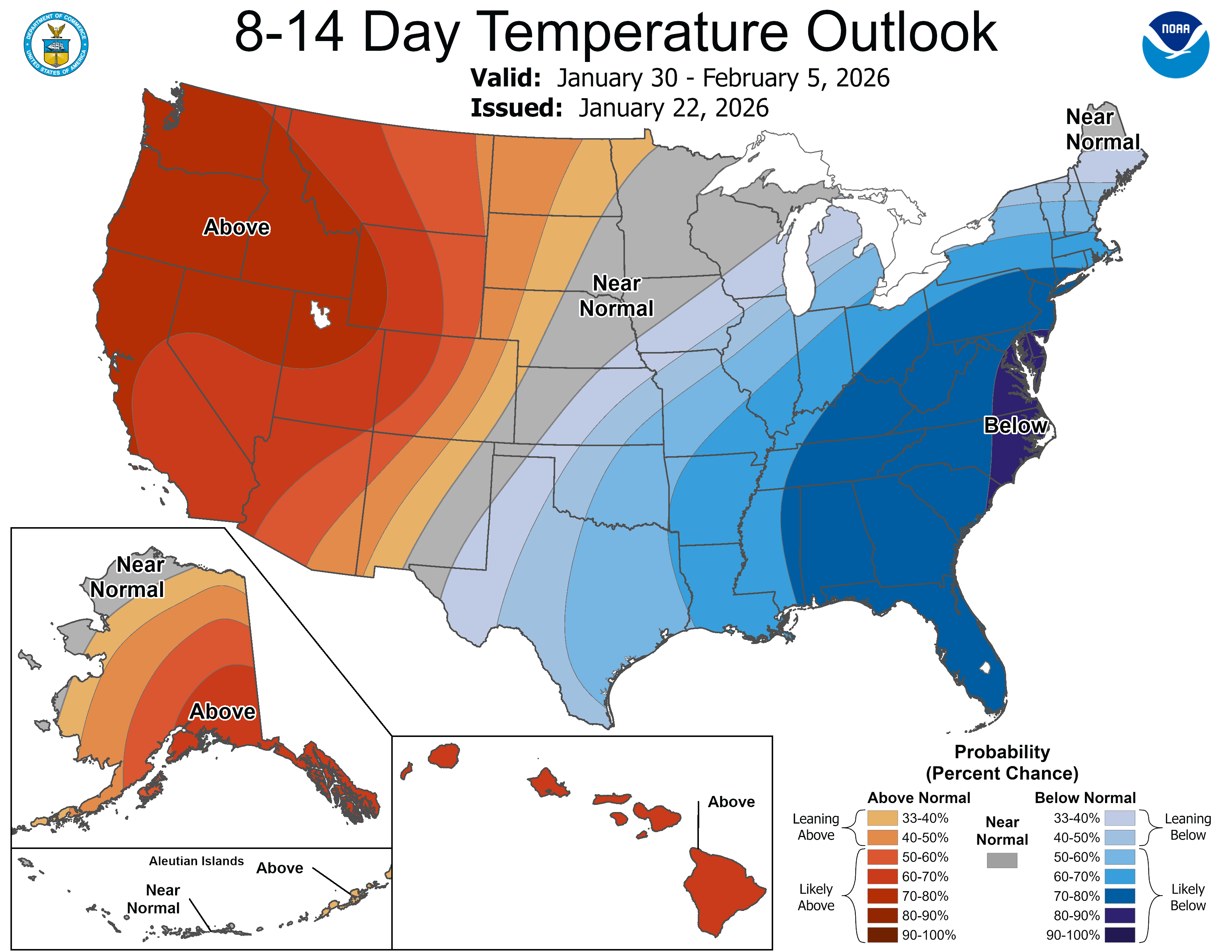 CPC 6-10 day temperature and precipitation outlook